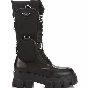 AUTHENTIC Prada Monolith combat boots 😍 37.5